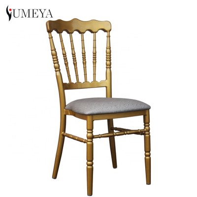 10 pieces stacking  Napoleon chair wedding rental chair with 10 years warranty